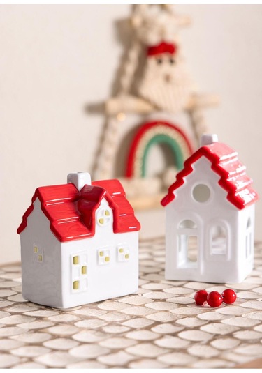 The Mia Dekoratif Led Işıklı Yılbaşı Evi 10x7x12 Cm Sus0117