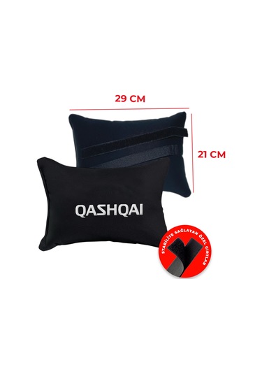 Nissan Qashqai Nakışlı Otomind Boyun Yastığı Seti
