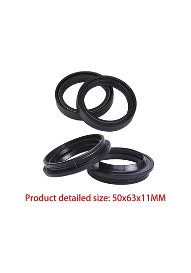 Ganzhoushop Yağ X X Ve Toz Suntek Siyah Ön Mv Mm Kiti Keçesi Keçesi Için F4 Çatal Agusta 63 50 11 İx Siyah