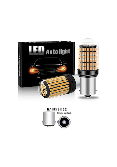 144 Led Canbus Geri Vites Ampulü Turuncu