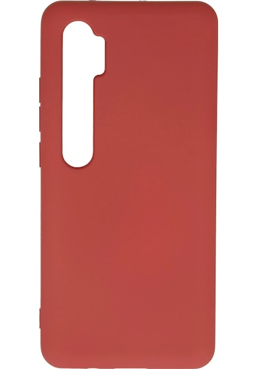 Newface Xiaomi Mi Note 10 Lite Kılıf Nano İçi Kadife Silikon Semeglbl - 97 - Kiremit