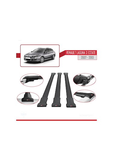 Renault Laguna 3 Estate 2007-2013 Arası İle Uyumlu Fly Model Ara