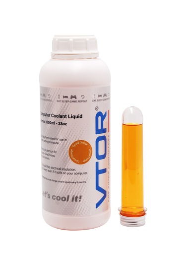 Vtor Bilgisayar Soğutma Sıvısı 1000ML Kristal Turuncu