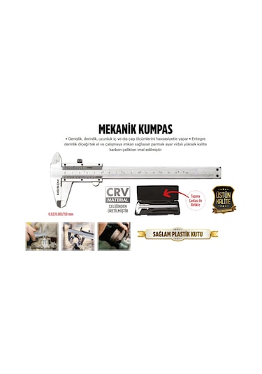 Meşem Mekanik Kumpas 150 Mm