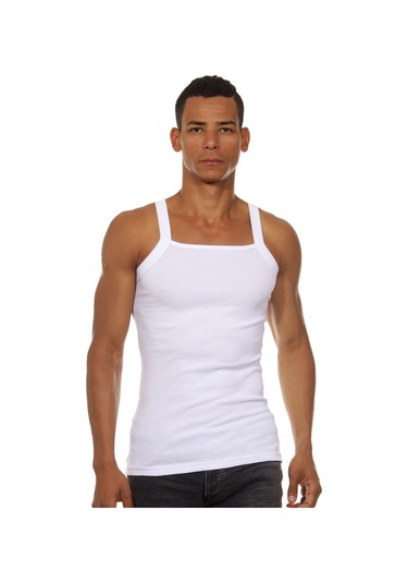 Darkzone Beyaz Erkek Atlet - Dzn7101