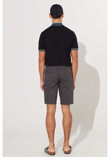 Ac&Co / Altınyıldız Classics Erkek Antrasit Slim Fit Dar Kesim Armürlü %100 Pamuk Casual Chino Şort 4A0222200007Atr56 Antrasit Ac&Co / Altınyıldız Classics Erkek Antrasit Slim Fit Dar Kesim Armürlü %100 Pamuk Casual Chino Şort 4A0222200007Atr56 Antrasit