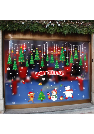 Moveevo Noel Duvar Stickerları - Pvc Suya Dayanıklı, Kolay Uygulama, Pencere Duvar Dekorasyonu, Noel Atmosferi Katkısı, 600x450mm, Style 6 Diğer Moveevo Noel Duvar Stickerları - Pvc Suya Dayanıklı, Kolay Uygulama, Pencere Duvar Dekorasyonu, Noel Atmosferi Katkısı, 600x450mm, Style 6 Diğer