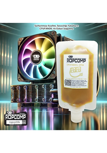 Ropcomp Cpufanoil Cpu Fan Bakım Kiti Cp50k