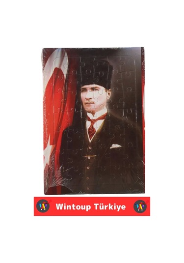 Premium Eğitici Eğlenceli El-göz Koordinasyonu Motor Becerisi Geliştiren 42 Parça Puzzle Atatürk