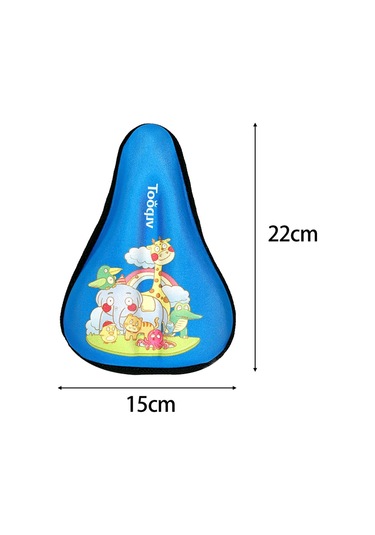Suntek Çocuk Bisikleti Koltuk Minderi Örtüsü Küçük Mavi-s Mavi
