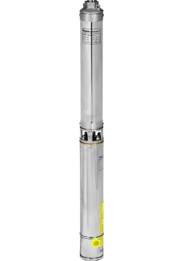 Impo Sk 412/11 Krom Başlıklı 3hp Trifaze Derin Kuyu Dalgıç Pompa Motorlu