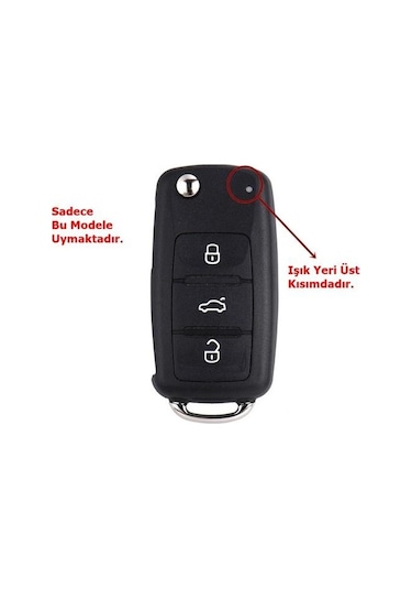 Seat Uyumlu Leon Toledo Ibiza UDS Anahtar Kumanda Kabı Pimli