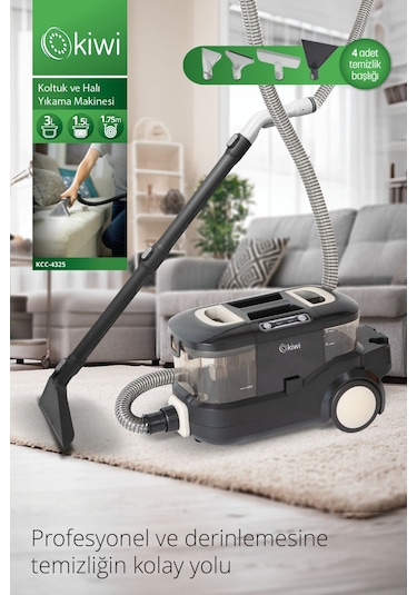 Kiwi KCC-4325W 800 W Koltuk ve Halı Yıkama Makinesi