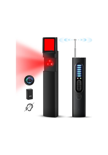 Samdoo T15 Gizli Kamera Tespit Cihazı - Gps/rf Sinyal Tarayıcı, Kulaklık Tespiti, Otel/ev/ofis İçin, 4 Tespit Modu İle Gizlilik Koruması