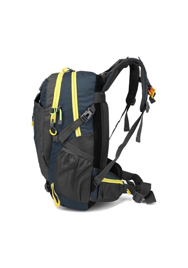 Wezone 40l Ultra Hafif Seyahat Sırt Çantası - Dayanıklı Nylon, 6 Cep, Erkek/kadın İçin Koyu Mavi