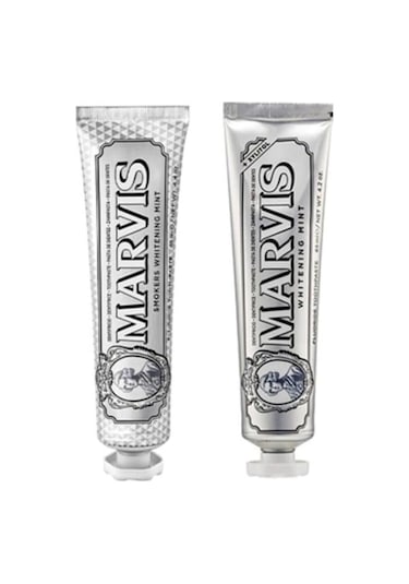 Marvis Smokers Whitening Mint Diş Macunu 85 ML + Whitening Mint +Xylitol Diş Macunu 85 ML
