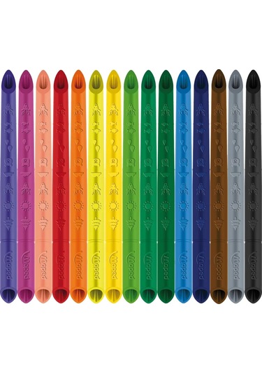 Maped 12 Keçeli Kalem + 15 Renkli Kurşun Kalemli Çizim Seti 394298187