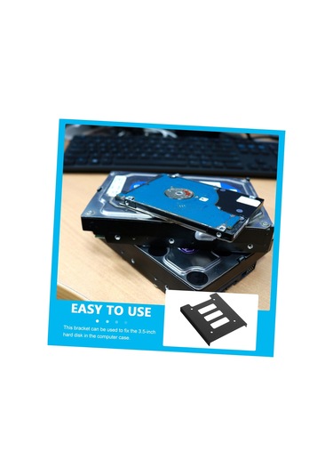 Masaüstü Bilgisayar Ve Aksesuarla Uyumlu Drive Bay Dönüştürücü İçin 12 Pc Sabit Disk Montaj Braketi