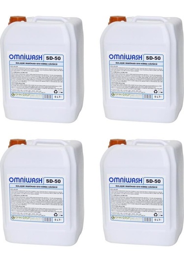Omniwash Sd-50 Bulaşık Makinesi Sıvı Kireç Çözücü 4 x 5 L