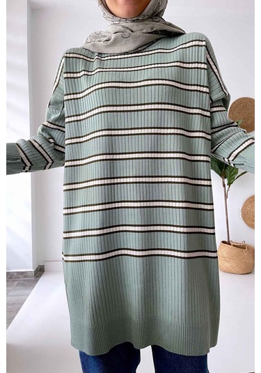 Lady Triko Tunik - Yeşil