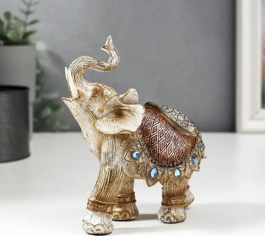 Simalend Raf İçin İç Dekorasyon Figürü Hortumlu Fil 25707241