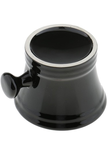 Suntek Siyah Seramik Erkek Tıraş Kupa Kase Kuaför Sakal