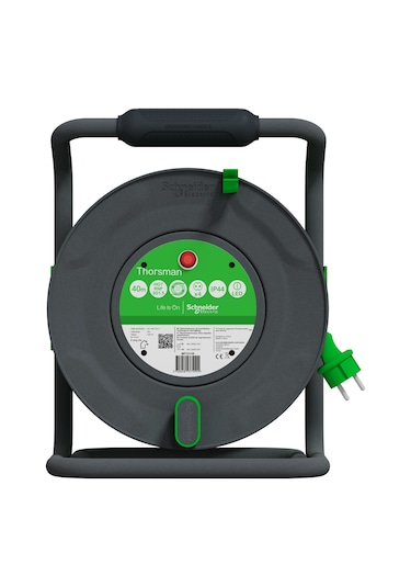 Schneider Thorsman Pro Kablo Makarası IP44 HO7RNF 3G1.5 40MT Kablo Topraklı - IMT33158
