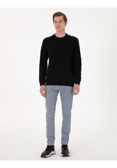 Pierre Cardin Erkek Siyah Sweatshirt 50314054-vr046 Siyah