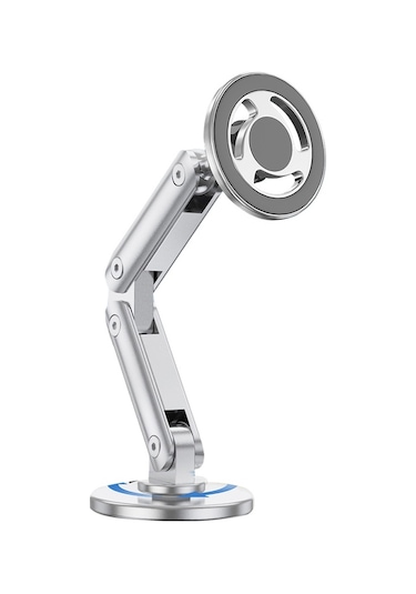 Cbtx C13 Çok Açılı Ayarlanabilir Araç Telefonu Montaj Parçası, Magsafe Manyetik Araç Telefonu Tutucuyla Uyumlu - Gümüş