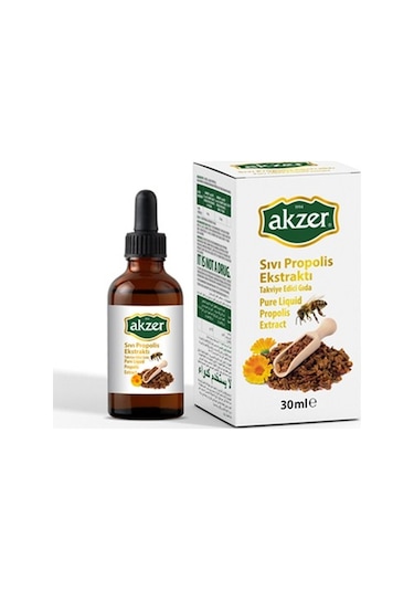 Akzer Sıvı Propolis Ekstraktı - 30 Ml