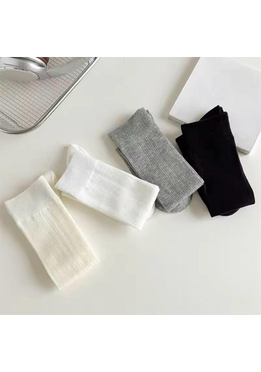 Dizaltı Çorap Seti Bot&çizme Çorabı 4'çift Çok Renkli