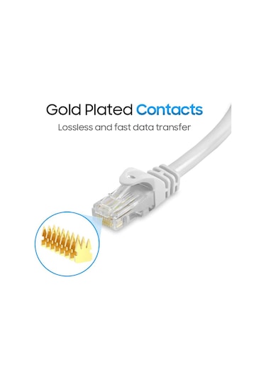 Cat6 Ethernet Internet Lan Network Patch Kablo - Fabrikasyon 20Mt