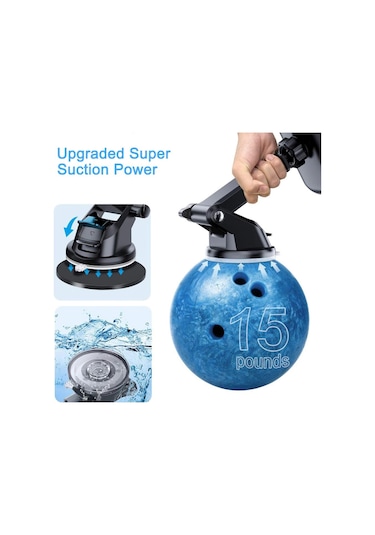 Vakumlu Uzayan Araç Içi Telefon Tutucu Ayarlanabilir Akrobat