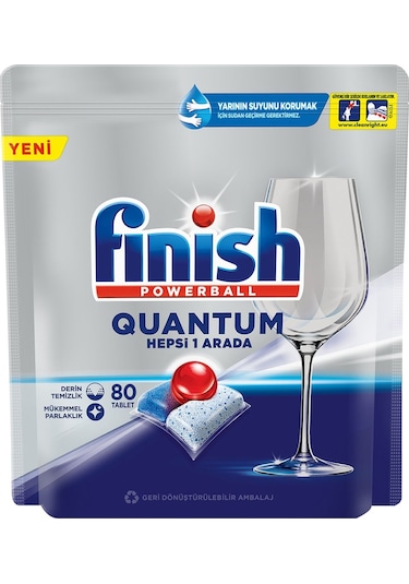 Finish Quantum Hepsi Bir Arada Bulaşık Makinesi Deterjanı 80 Tablet