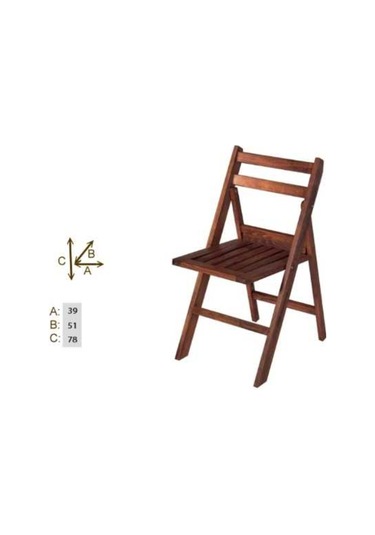 Bahçecimobilya Ispanya Sandalye - Ispanya Sandalye Kahverengi