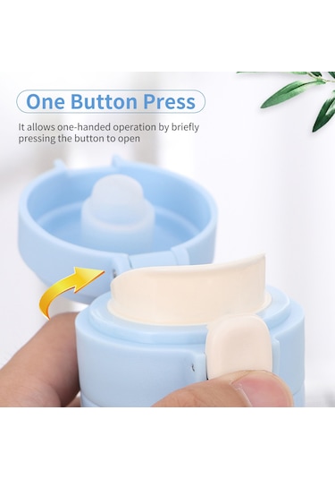 Ranyeek 304 Çelik Isı Saklama Bardağı 400ml - Tek Tuş Açma, Dışarıda Kullanıma Uygun, Sıcak/soğuk Tutma, Damlacık Sağlam Siyah