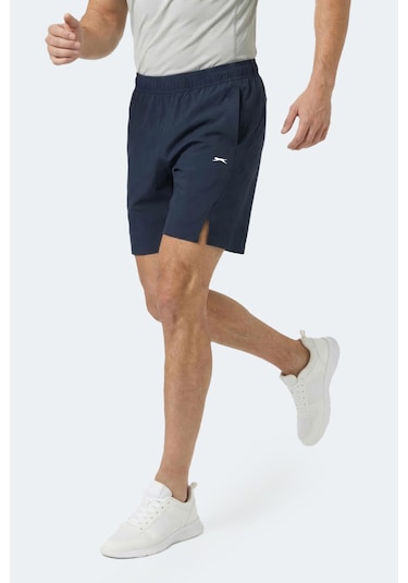Slazenger Radıant Erkek Cepli Fıtness Lacivert Şort Lacivert