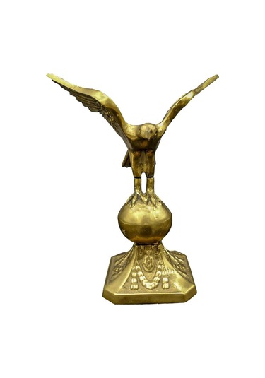 Pimarks Kartal Büyük Dekoratif Sarı Pirinç Döküm