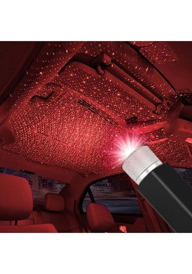 Araç Içi Usb Tavan Led Aydınlatma Disko Işık Star Light