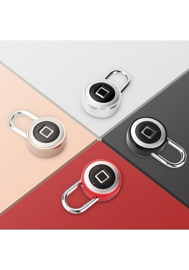 Createtech Suya Pl-p2 Kırmızı Parmak Kilitli Kapı İzi Dolap Sağlam Bozzys Akıllı Vg Kilit