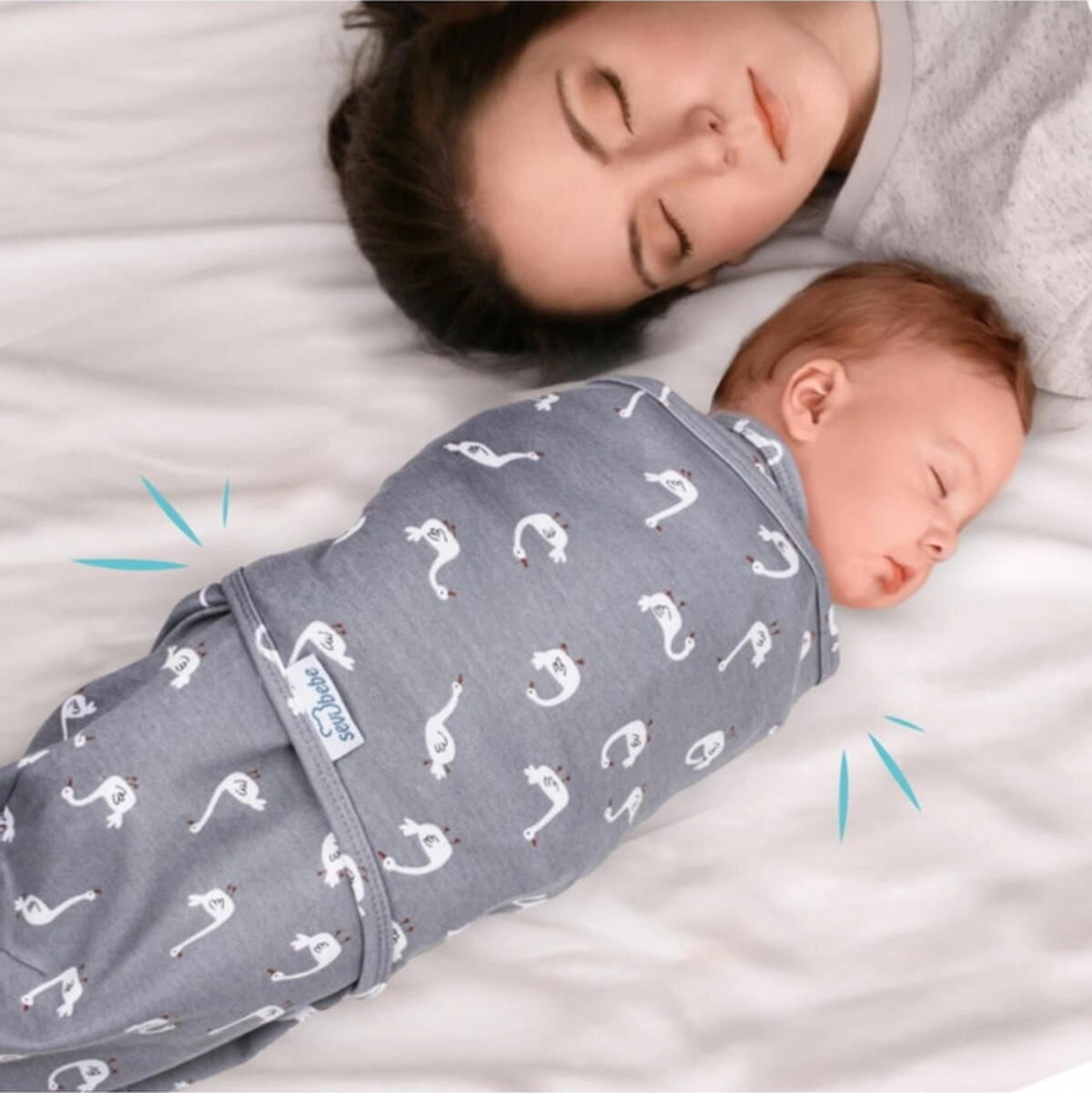 İnterlok Bebe Kundağı 118 Kuğu