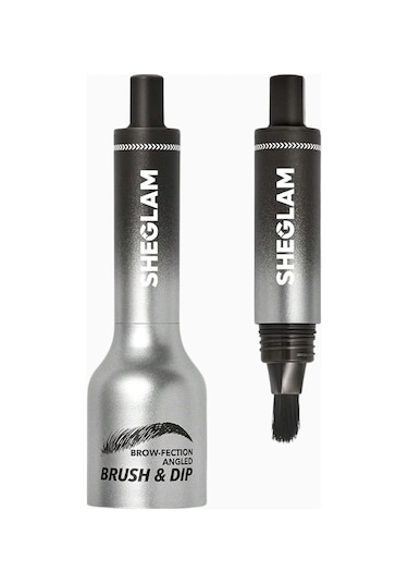 Sheglam Brow-faction Microblading Kaş Kalemi & Açılı Fırça Kaş Makyajı Charcoal