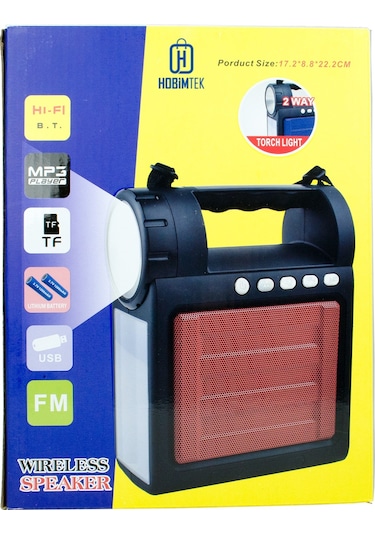 Hobimtek Hp-26 Işıldak Ve El Feneri Bluetooth Radyo Acil Durum