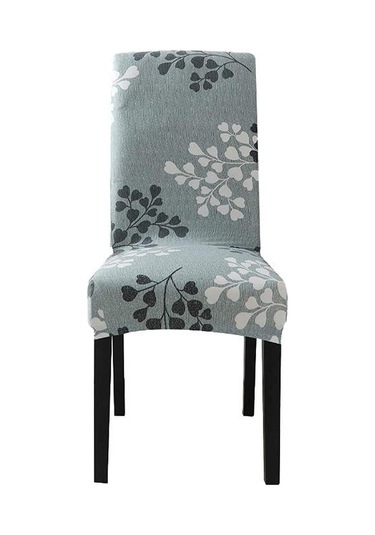 Jms Yaprak Katı Renk Sandalye Kapak Spandex Streç