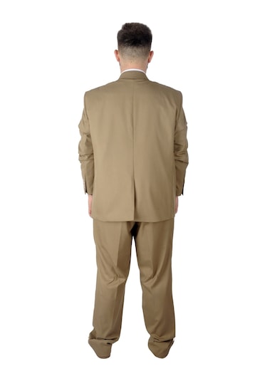 Mode Xl Büyük Beden Takım Elbise Superior 21021 Sütlü Kahve 001