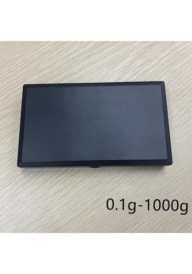 Awesomestore Siyah 0.1g-1000g Hassas Mini Cep Terazisi, Külçe Altın Ve Mücevher Tartısı Siyah