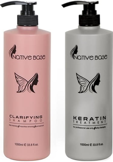 Native Base Keratin Bakım 1 L + Clarifying Şampuan 1 L