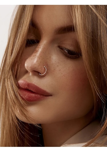 Zoloto Russkih Deliksiz Piercing Yüzüğü Gümüş 925 Saplantı 65455814 Gümüş