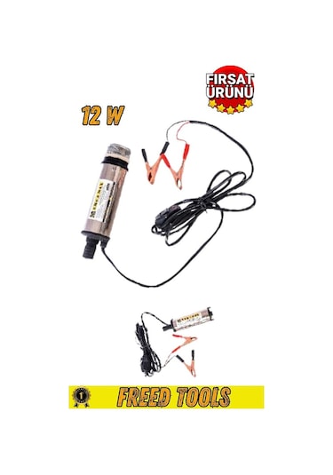 12 Volt Mazot Ve Sıvı Aktarma Pompası Dalgıç Pompa
