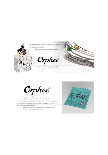 Orphee Orphee Rx17 Elektro Gitar Dizeleri .010-.046 % 8 Nikel